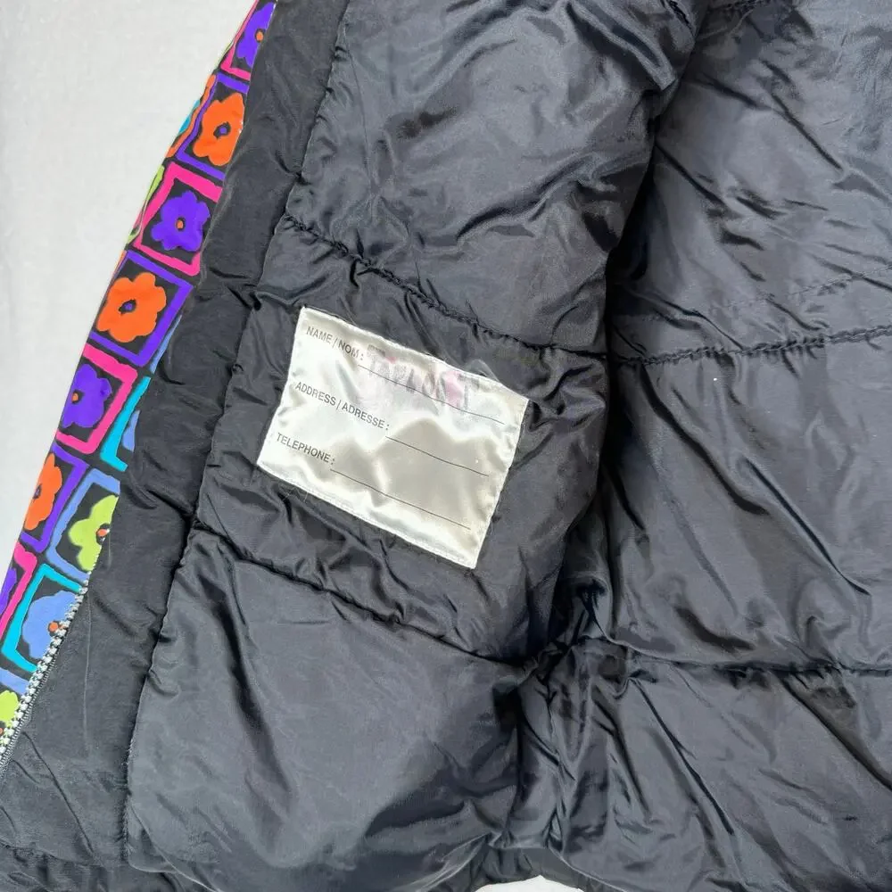 Jupa Sports Girls Winter Ski Jacket Coat Size‎ 12 Flower Removal Hood Full Zip